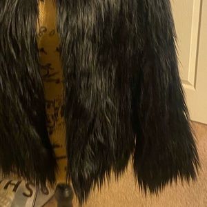 Black Faux Fur Jacket